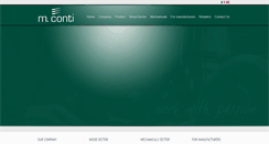 Desktop Screenshot of mconti.com