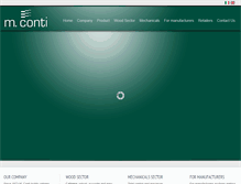 Tablet Screenshot of mconti.com
